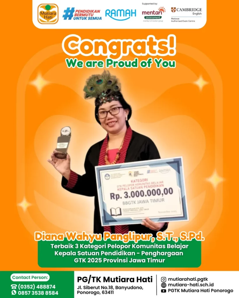 Congratulation Diana Wahyu Panglipur S.T., S.Pd.