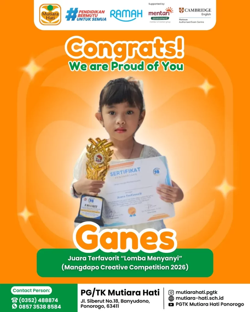 Congratulation GANES Juara Favorit of Lomba Fotogenik (Mangdapo Creative Competition 2026)