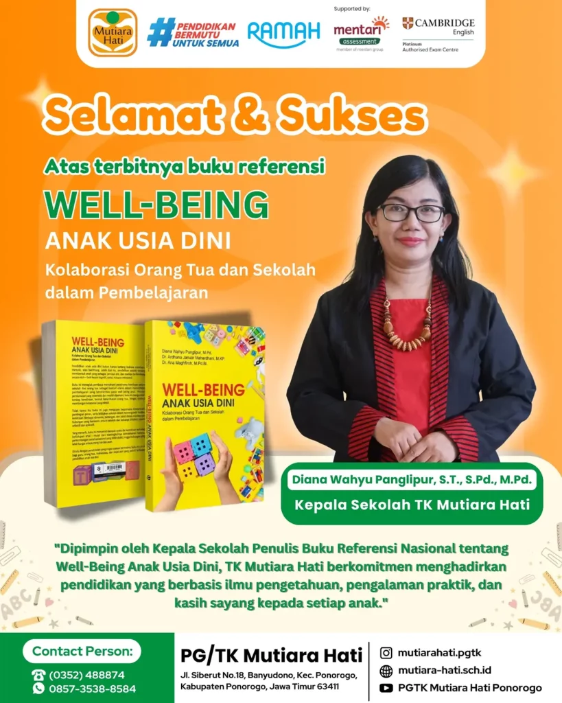 Well-Being Anak Usia Dini Kolaborasi Orang Tua dan Sekolah dalam Pembelajaran
